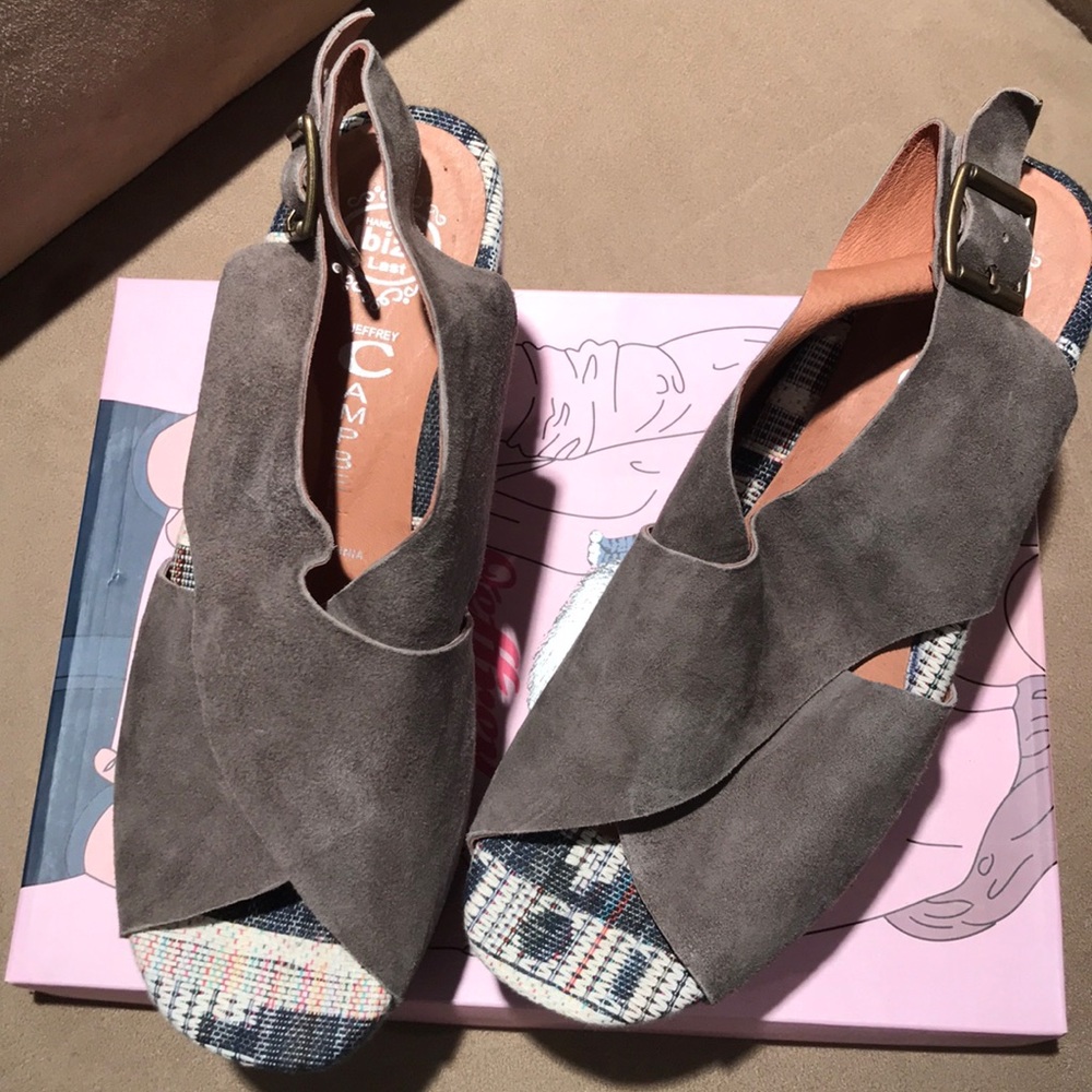 Jeffrey Campbell espadrille platform sandals